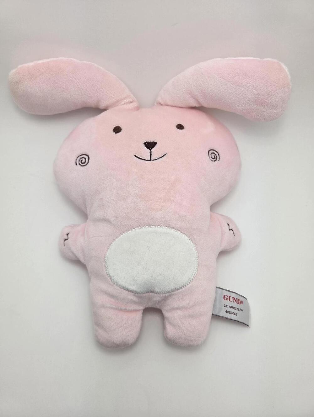 Gund "Lil' Sprouts" Pink Bunny Plush (8 inch)